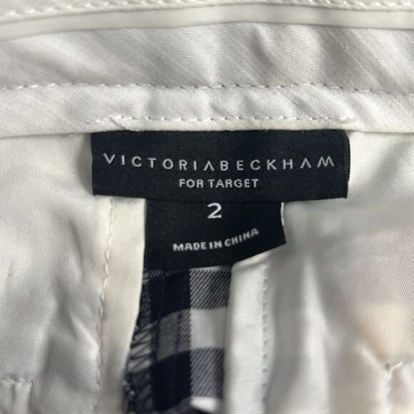 Victoria, Beckham for target crop black-and-white checked pants size 2 - Picture 9 of 9